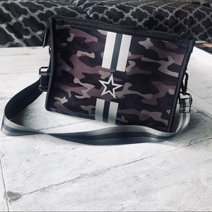 Neoprene camo crossbody bag/purse